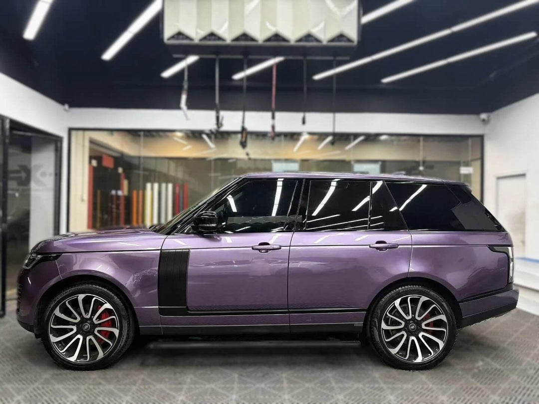 Gloss Metallic Muted Purple Color PPF
