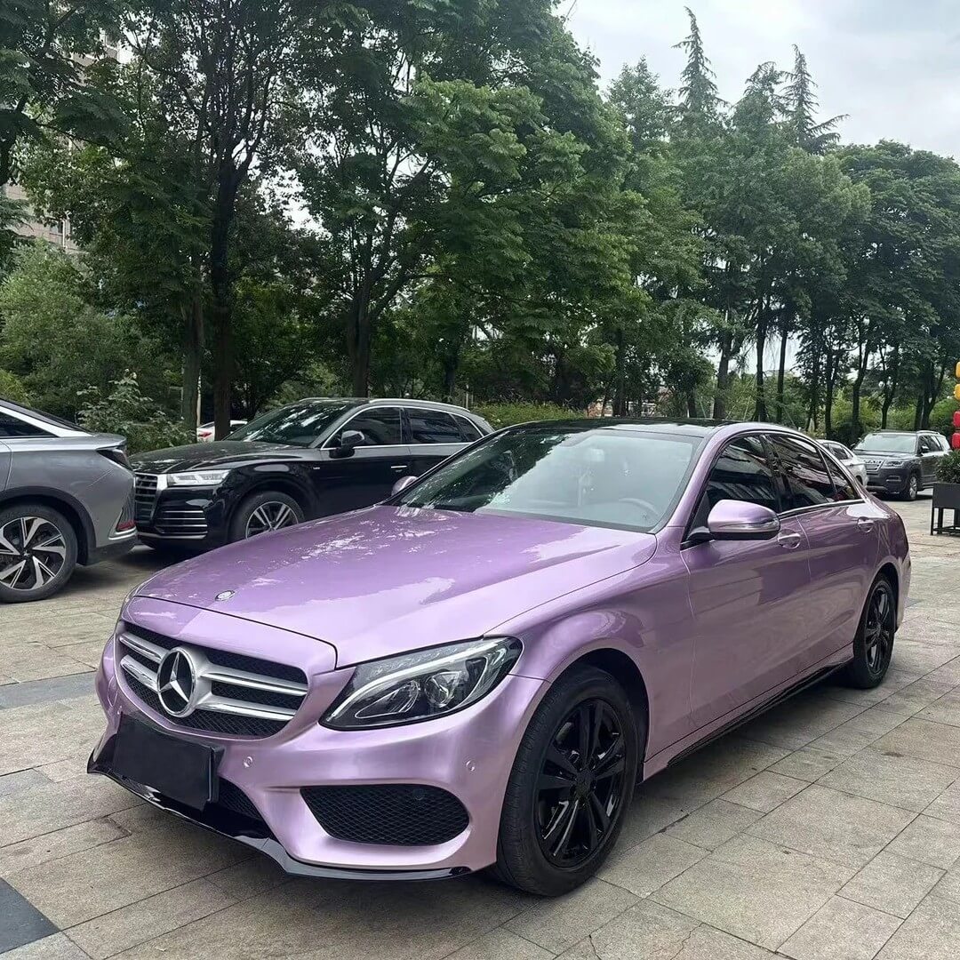 Gloss Metallic Pink Lavender Color PPF