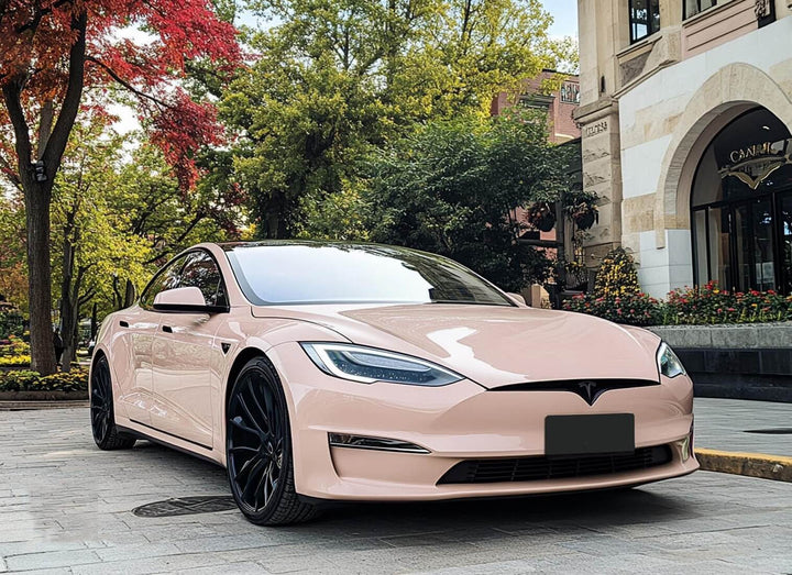 Gloss Metallic Liquid Shell Pink Color PPF