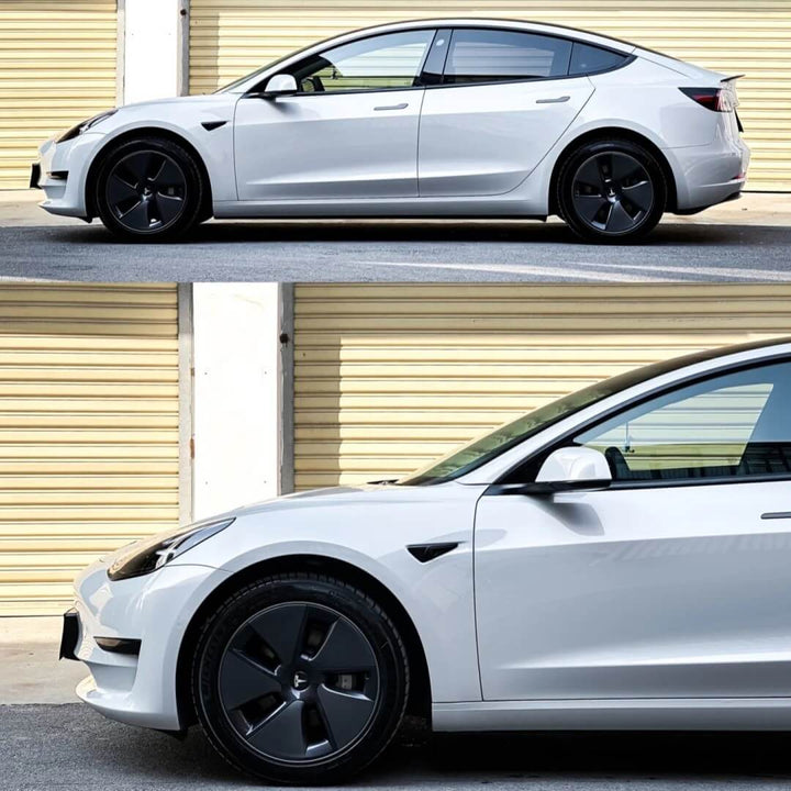 Gloss Metallic Liquid Silver Greige Color PPF