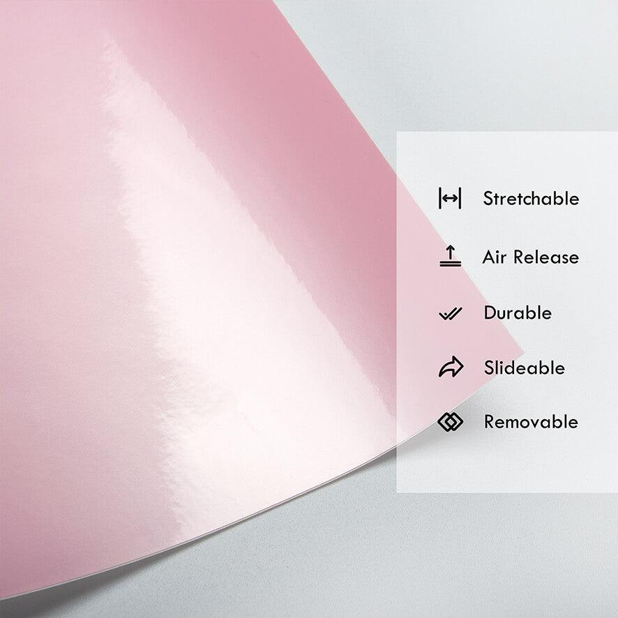 Gloss Metallic Sakura Pink Vinyl Wrap
