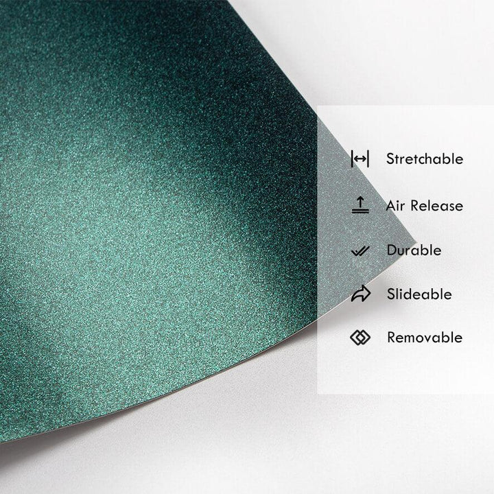 Satin Dark Green Vinyl Wrap