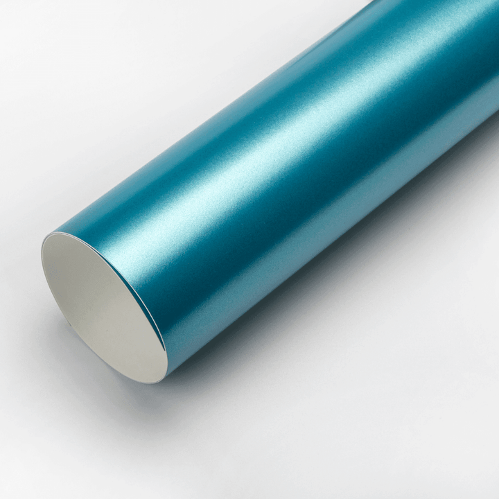 Matte Metallic Lake Blue Vinyl Wrap