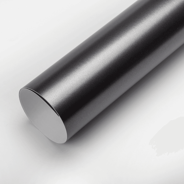 Matte Metallic Dark Gray Vinyl Wrap