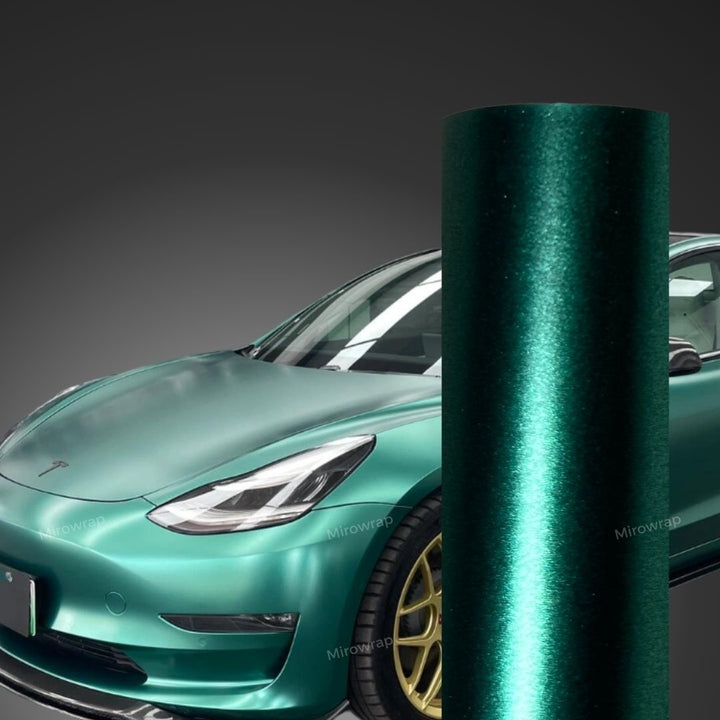 Matte Metallic Emerald Green Vinyl Wrap