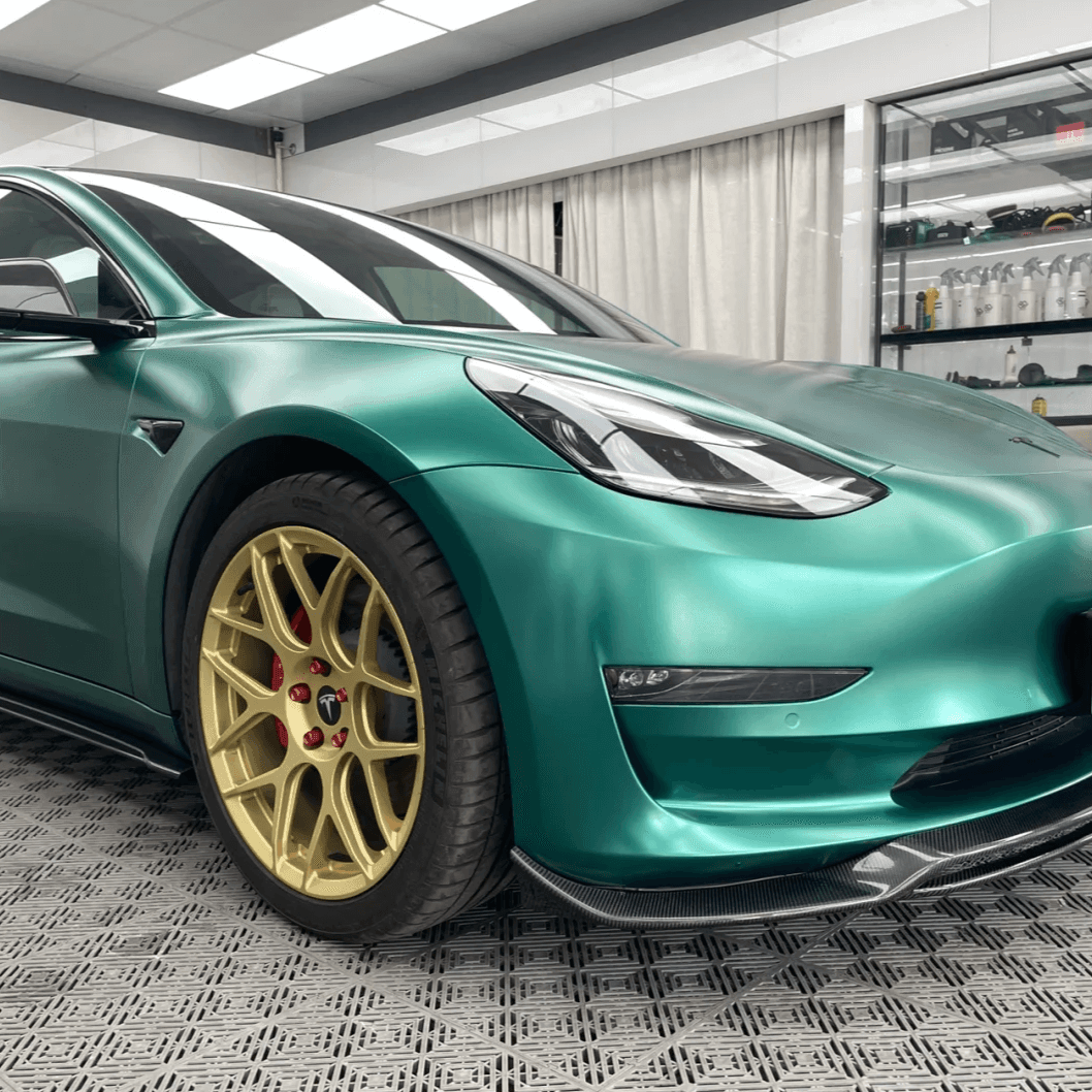 Matte Metallic Emerald Green Vinyl Wrap