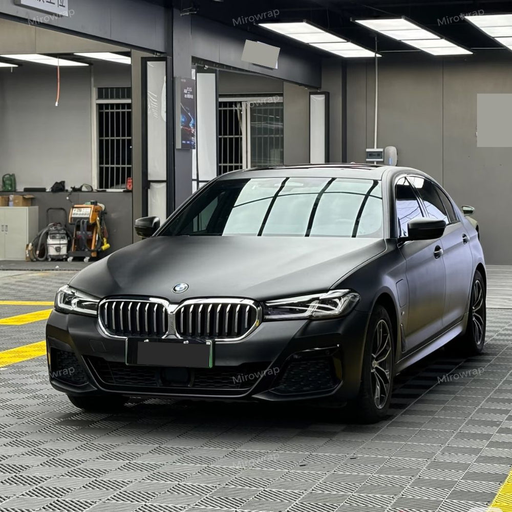 Matte Satin Black Vinyl Wrap