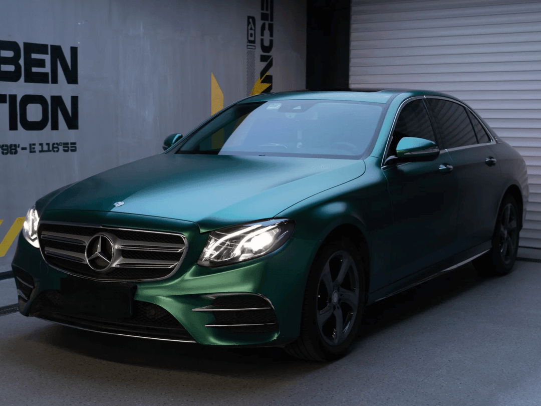 Matte Metallic Emerald Green Vinyl Wrap