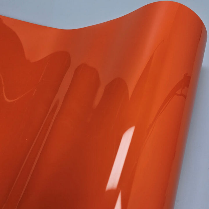Gloss Lava Orange Vinyl Wrap