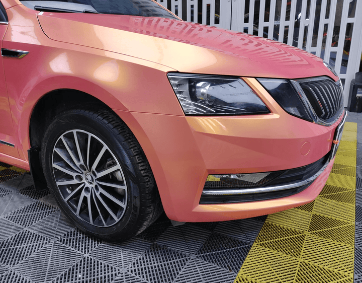 Candy Metallic Pearlescent Neon Pink Vinyl Wrap