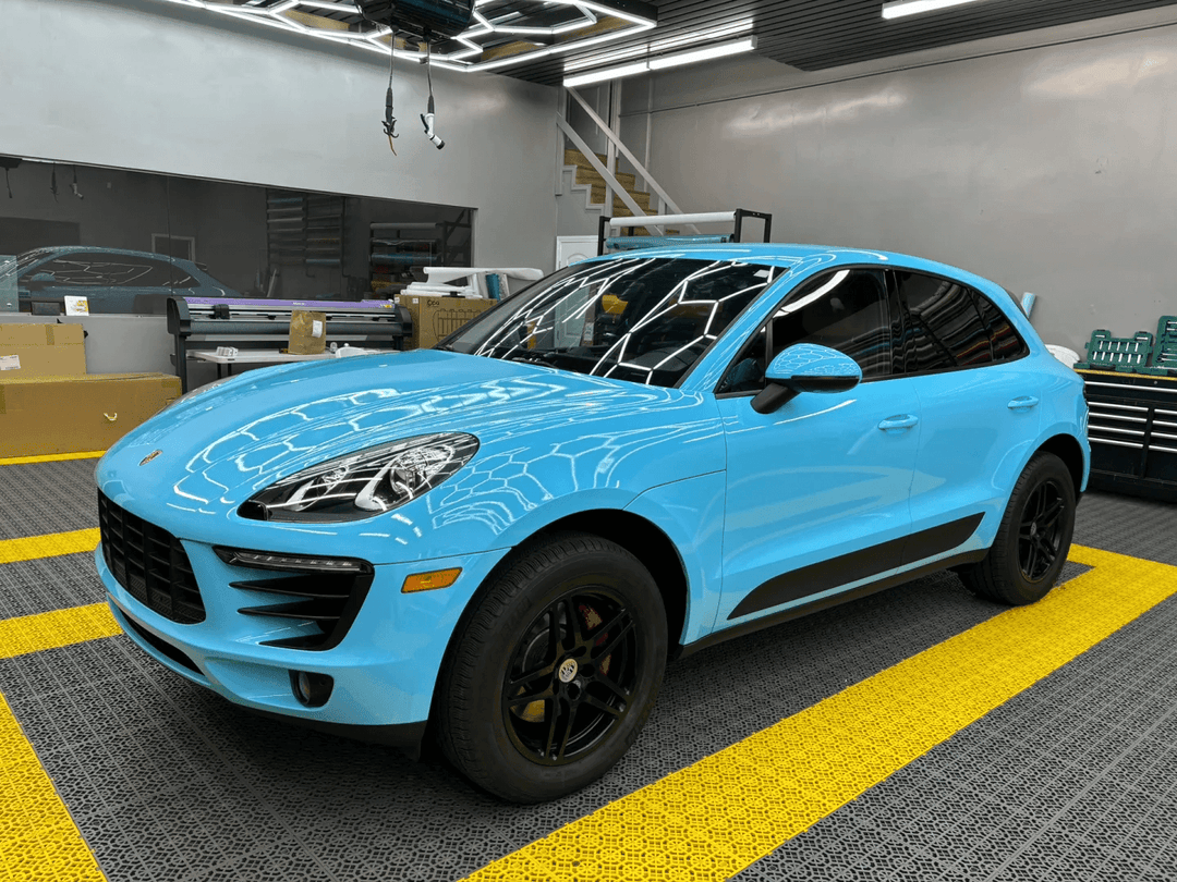 Gloss Sky Blue Vinyl Wrap