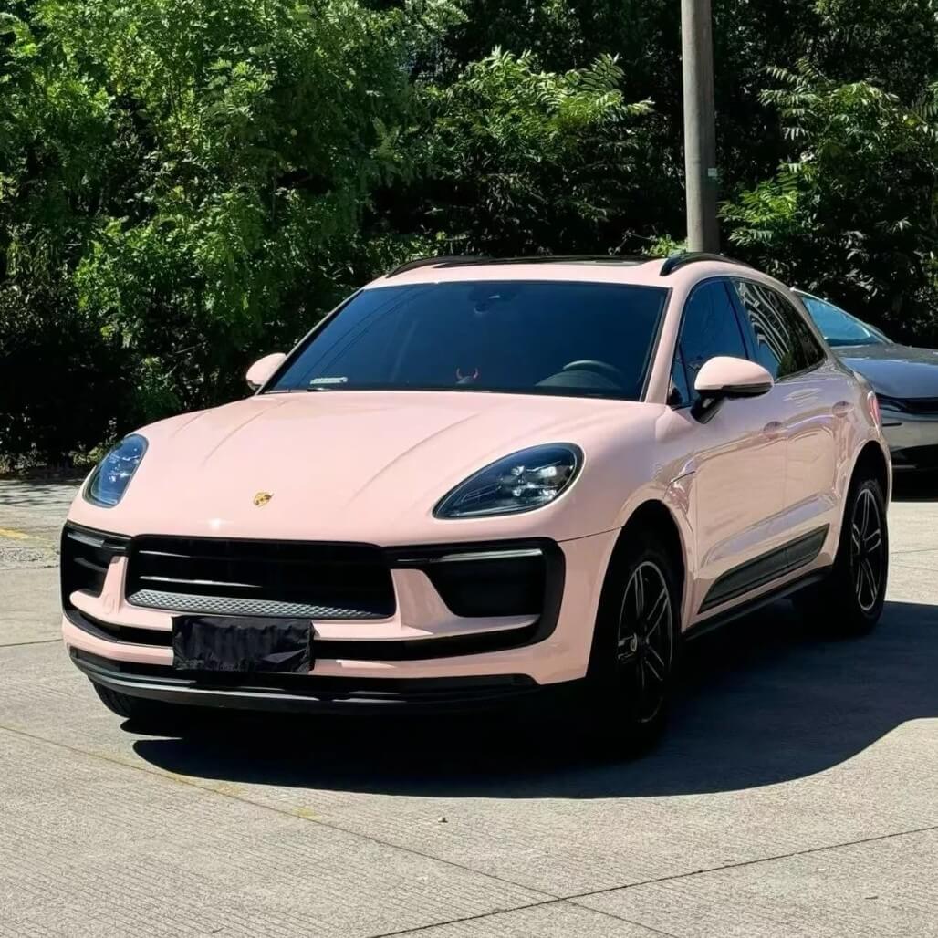 Gloss Metallic Liquid Shell Pink Color PPF