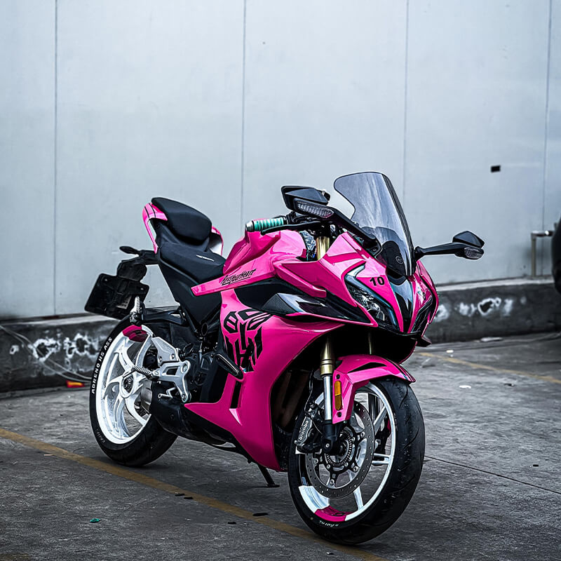 Gloss Crystal Rose Red Vinyl Wrap