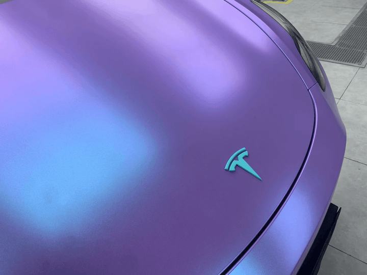 Candy Metallic Matte Glacier Blue Vinyl Wrap