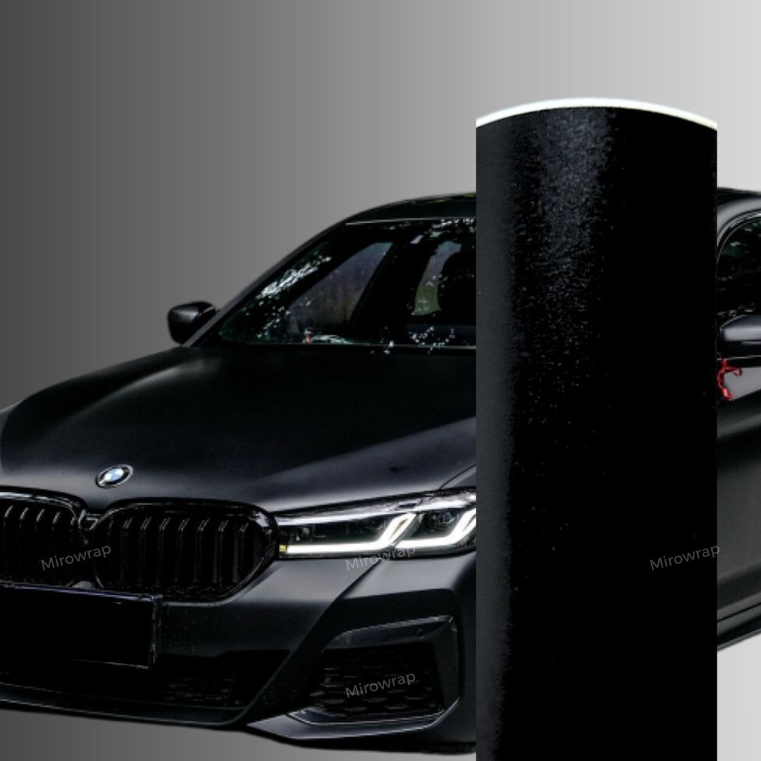 Satin Chrome Vantablack Vinyl Wrap