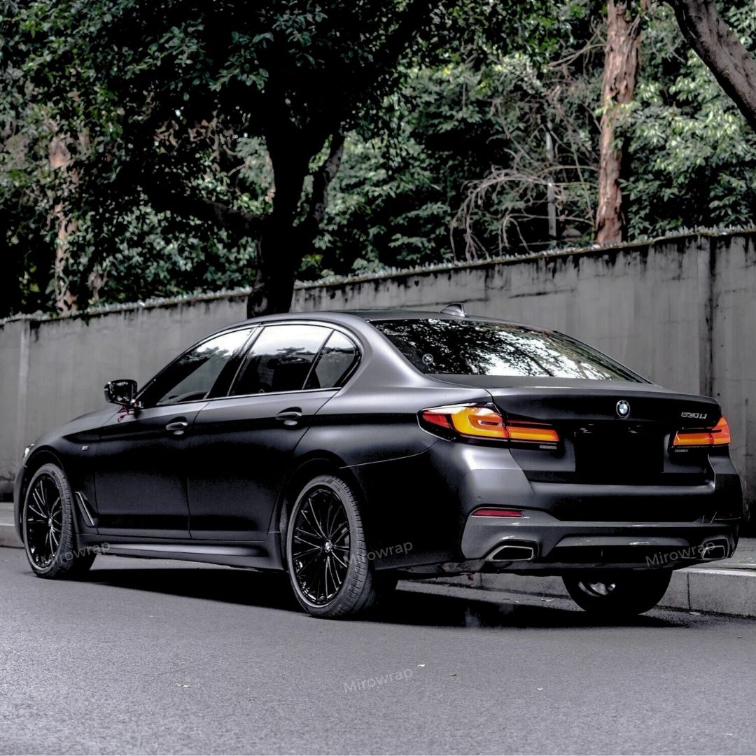 BMW in Satin Chrome Vantablack Vinyl Wrap