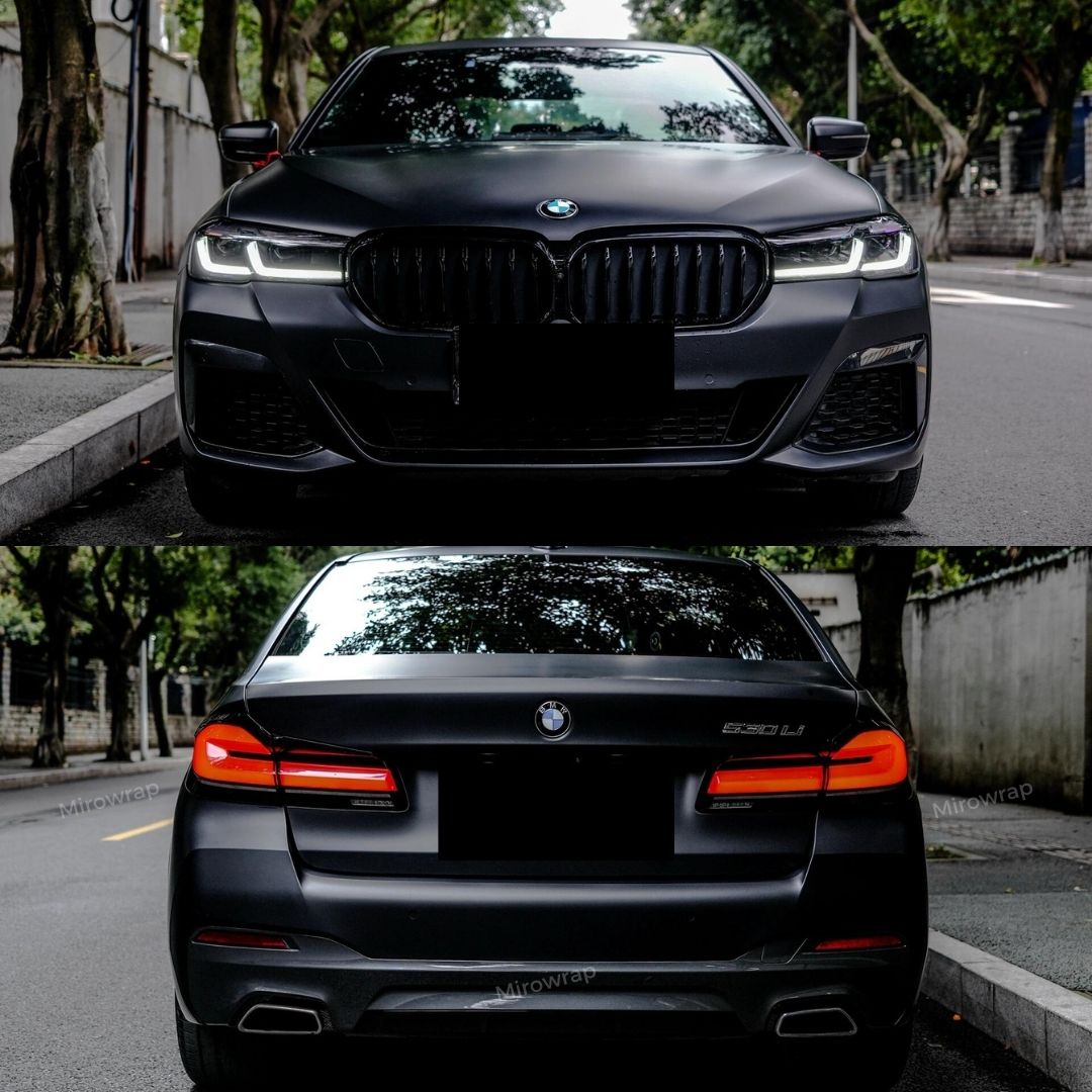 BMW in Satin Chrome Vantablack Vinyl Wrap