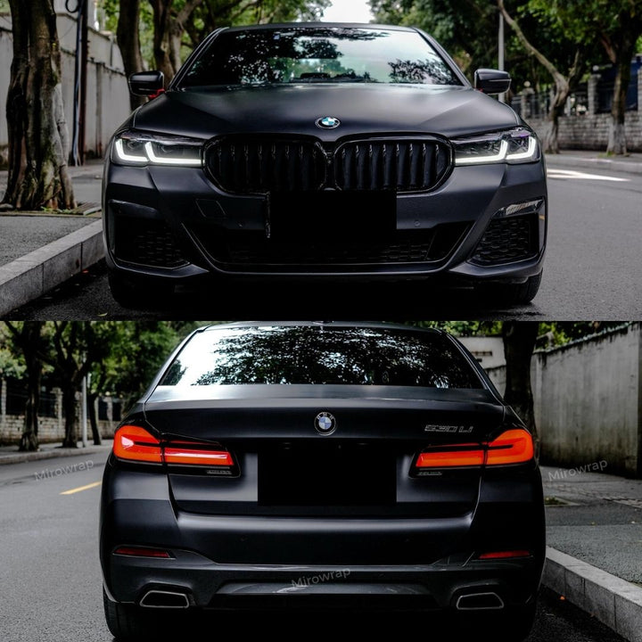 BMW in Satin Chrome Vantablack Vinyl Wrap