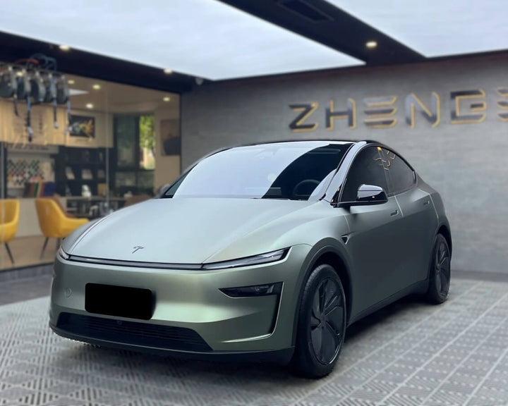 Satin Grey Green Color PPF