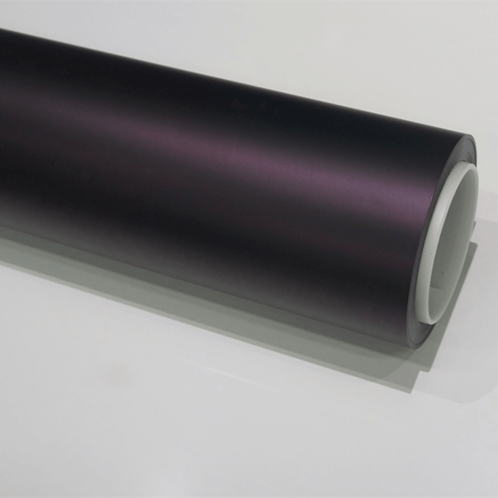 Satin Black Purple Color PPF