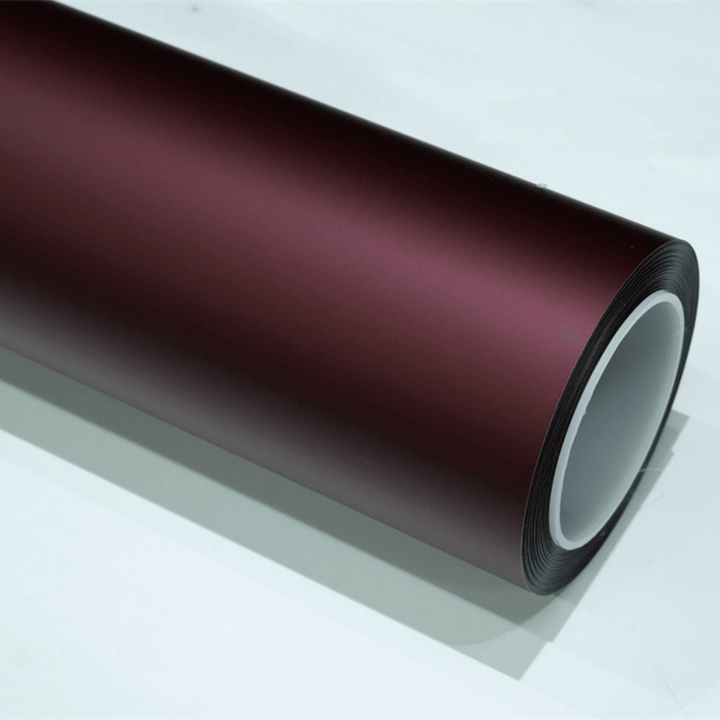 Satin Burgundy Red Color PPF