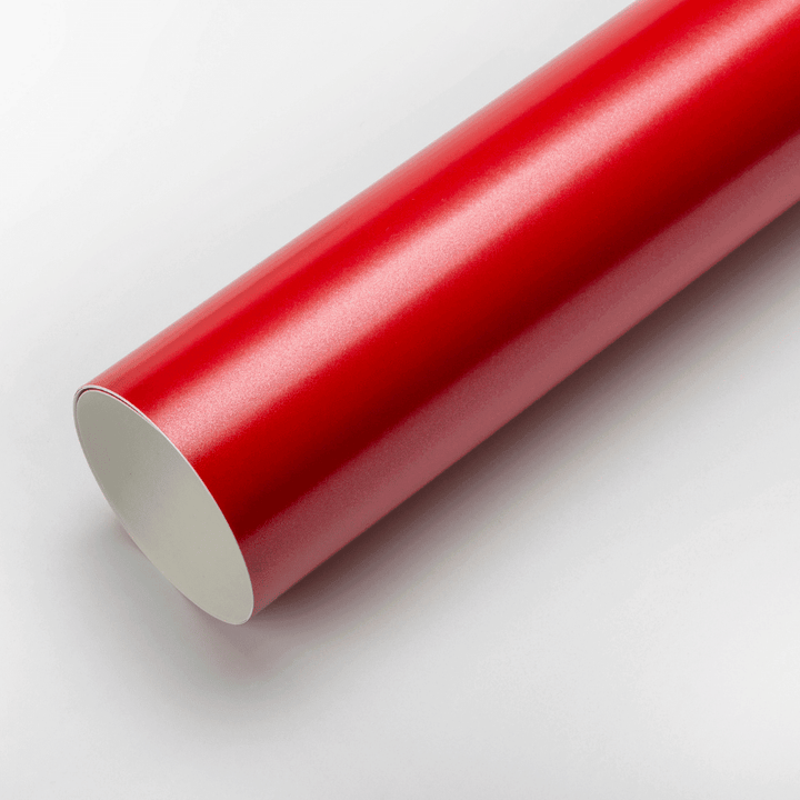 Satin Metallic Red Vinyl Wrap swatch