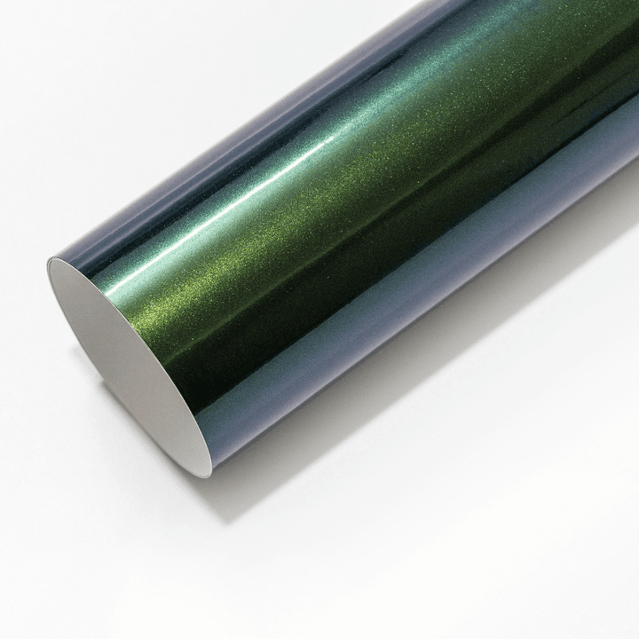 Gloss Galaxy Chameleon Venom Green Vinyl Wrap