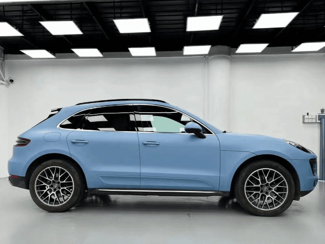 Super Matte China Blue Gray Vinyl Wrap