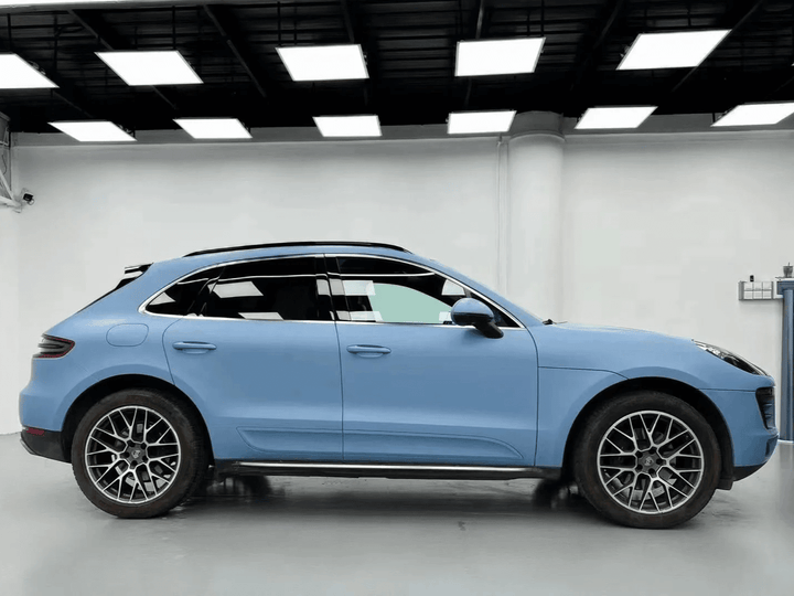 Super Matte China Blue Gray Vinyl Wrap