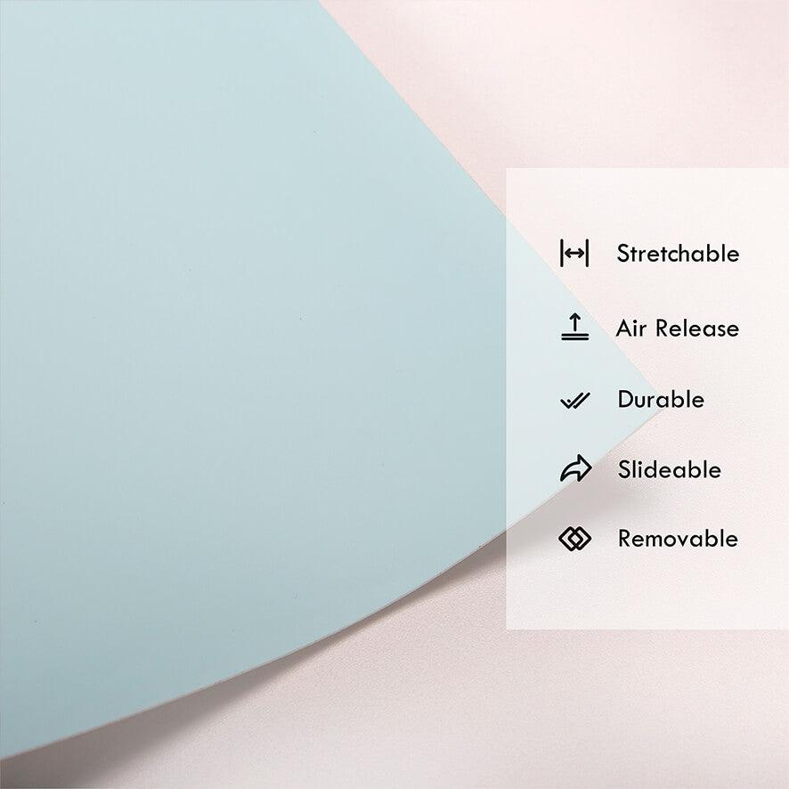 Matte Ice Blue Vinyl Wrap