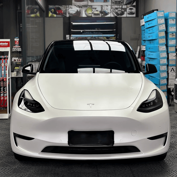 Satin Ceramic White Vinyl Wrap