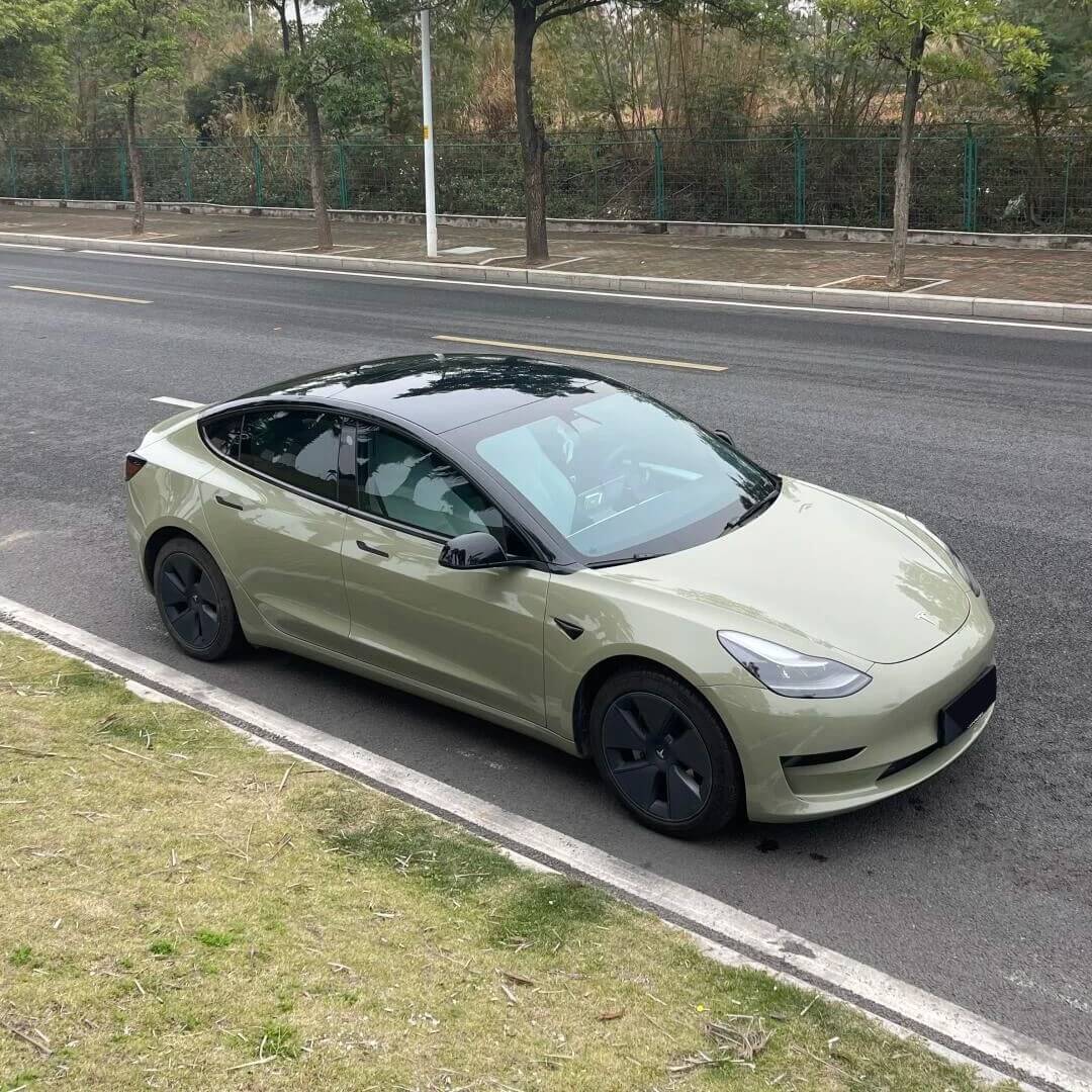 Glossy Sage Green Color PPF