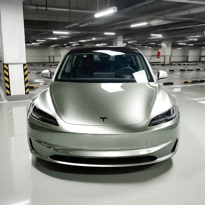 Gloss Metallic Liquid Sage Green Color PPF