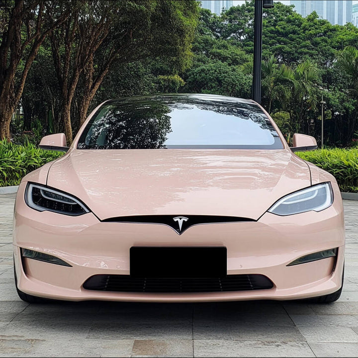 Gloss Metallic Liquid Shell Pink Color PPF