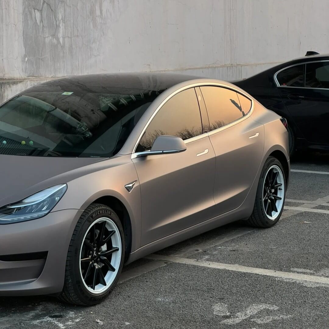 Satin Brown Gray Color PPF