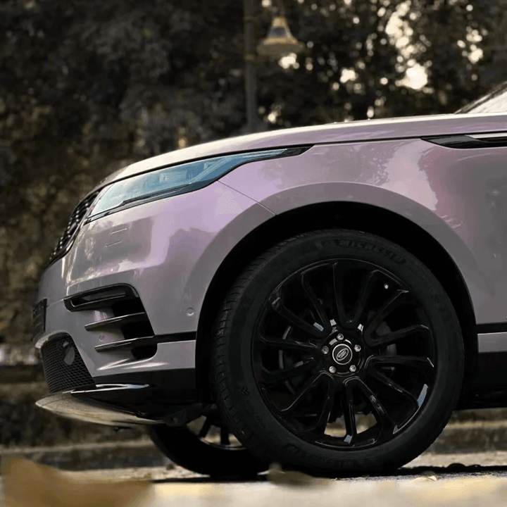 Candy Metallic Gray Pink Vinyl Wrap