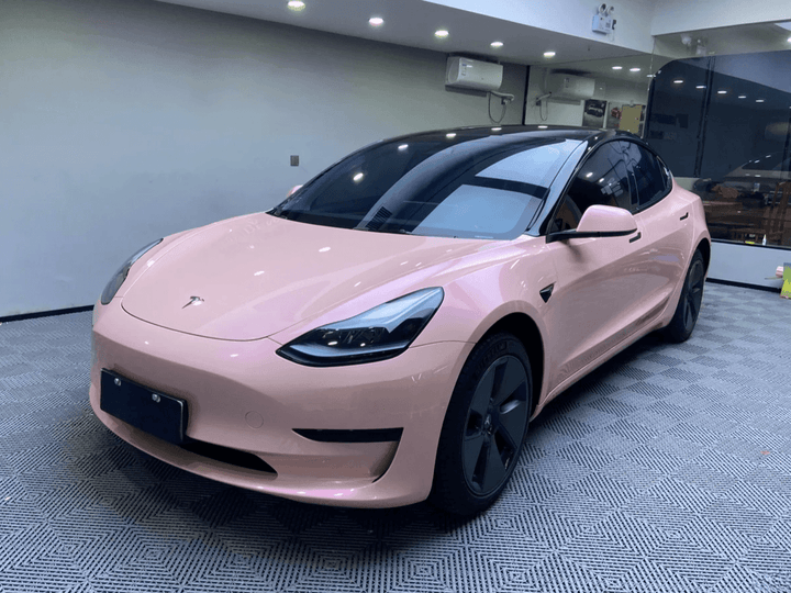 Candy Metallic Pink Purple Vinyl Wrap