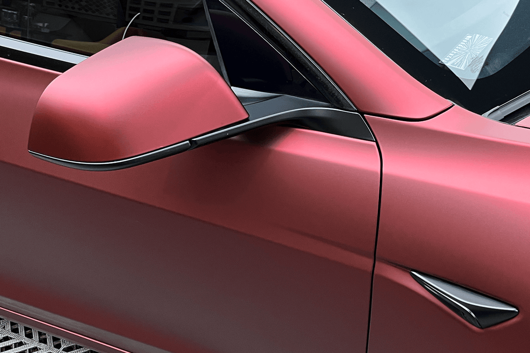 Satin Burgundy Red Color PPF