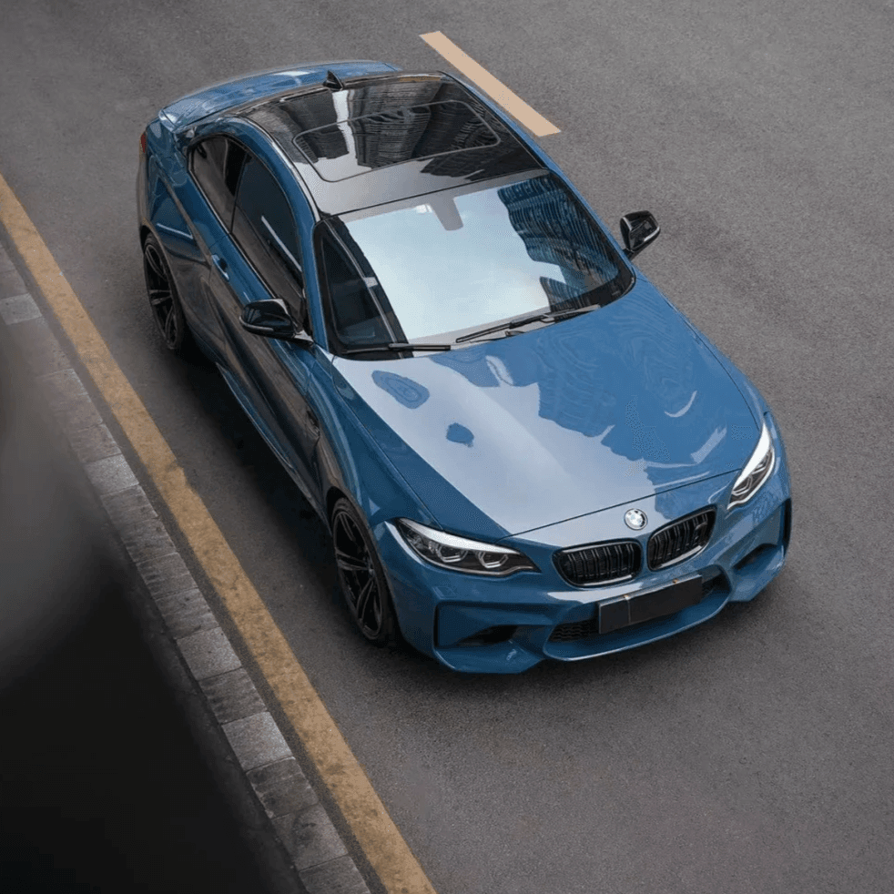 Gloss Metallic Blue Vinyl Wrap