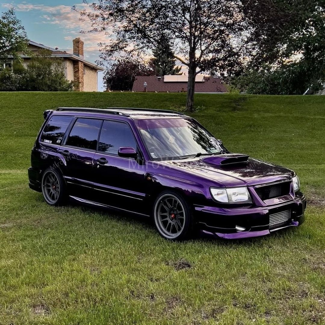Gloss Metallic Midnight Purple Vinyl Wrap