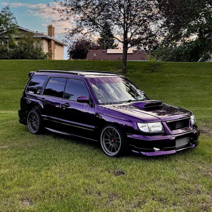 Gloss Metallic Midnight Purple Vinyl Wrap