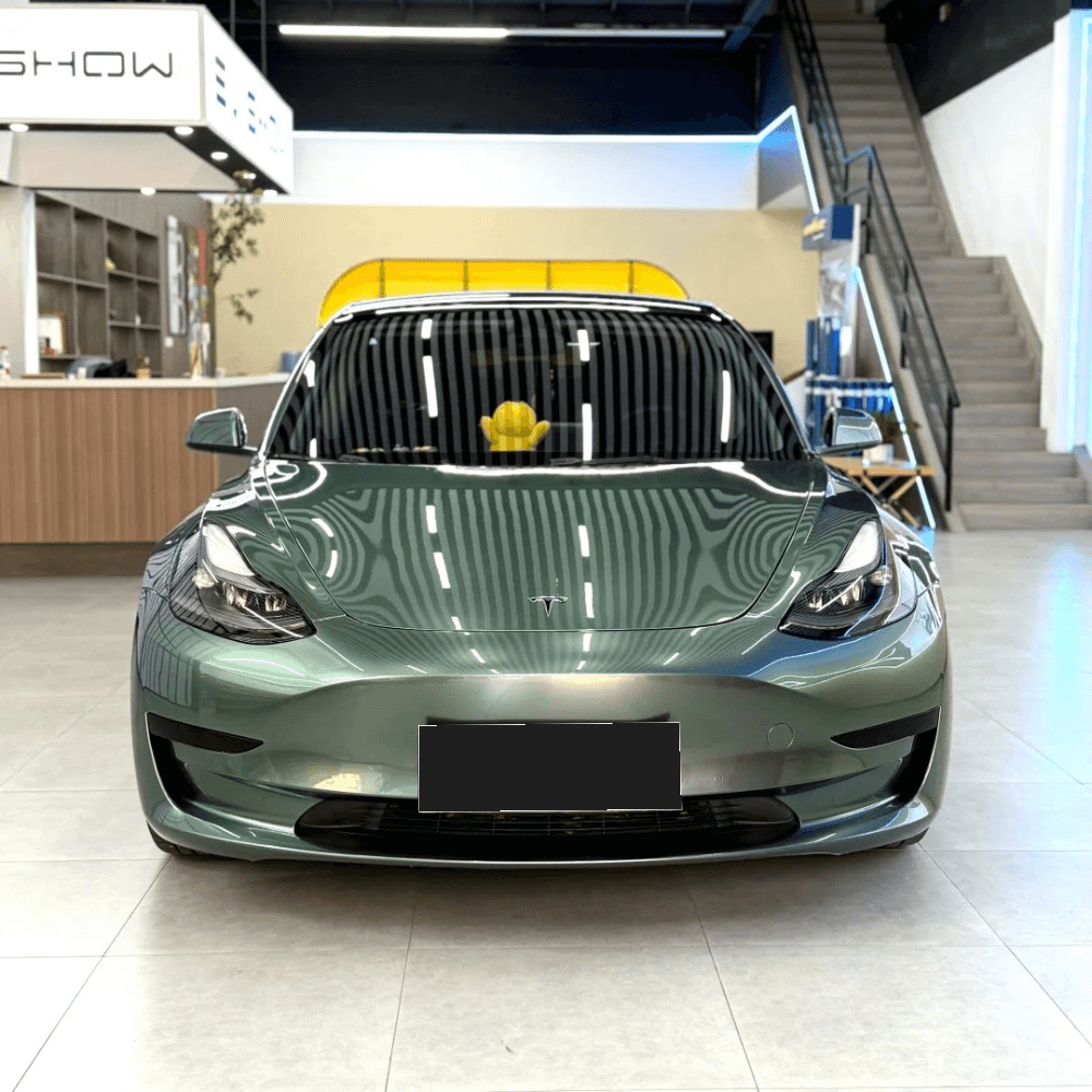 Gloss Metallic Liquid Sage Green Vinyl Wrap