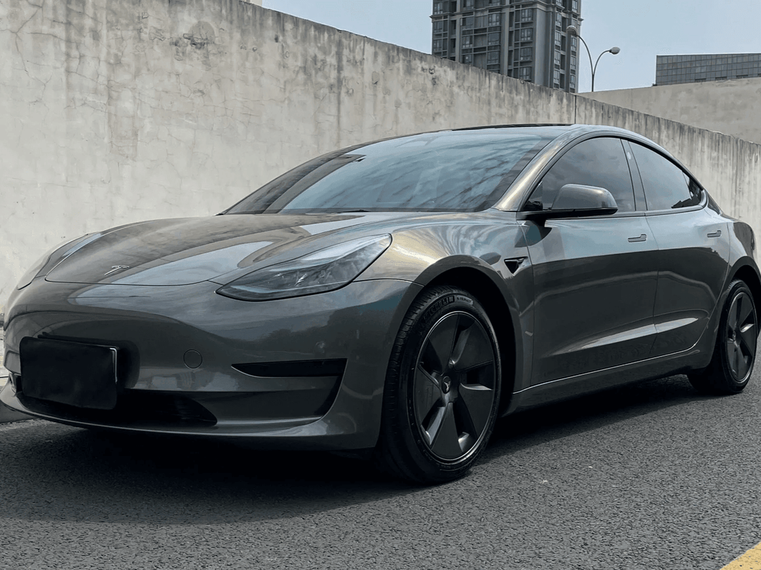 Gloss Laser Flip Gray Vinyl Wrap