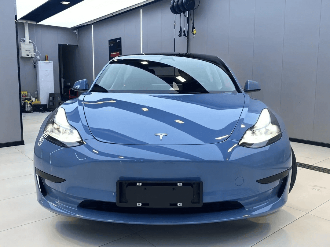 Gloss China Blue Vinyl Wrap
