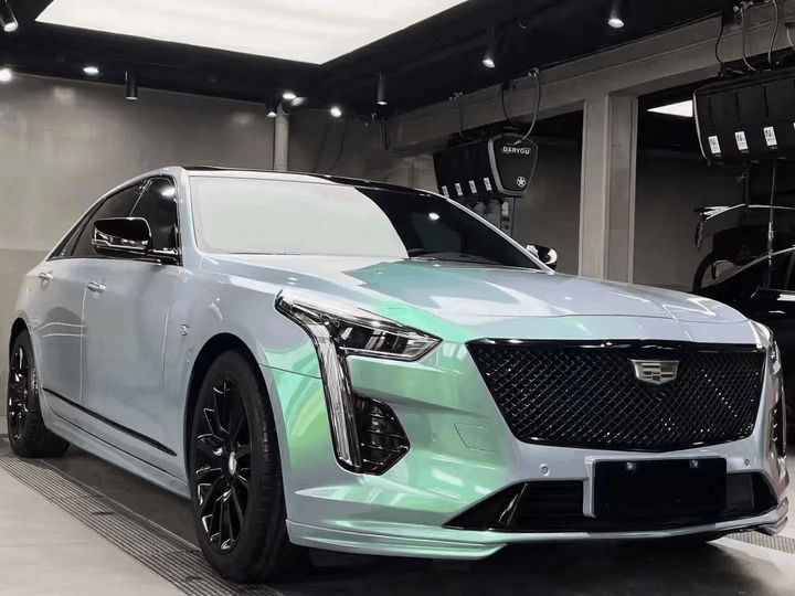 Candy Metallic Gray Green Vinyl Wrap