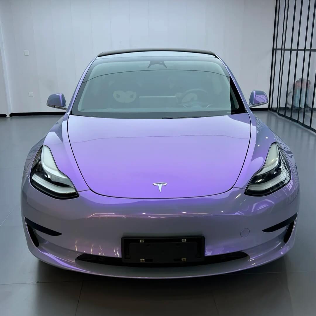 Candy Metallic Gray Purple Color Shift PPF