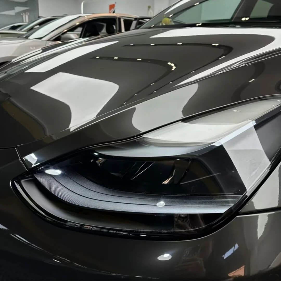 Gloss Metallic Gunmetal Gray Vinyl Wrap