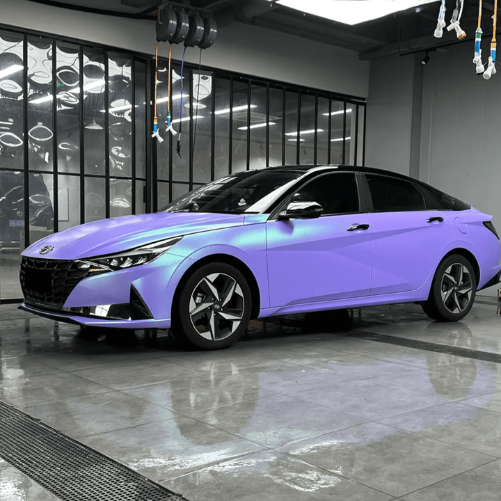 Candy Metallic Matte Glacier Blue Vinyl Wrap