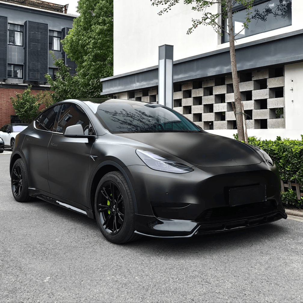 Matte Metallic Black Vinyl Wrap