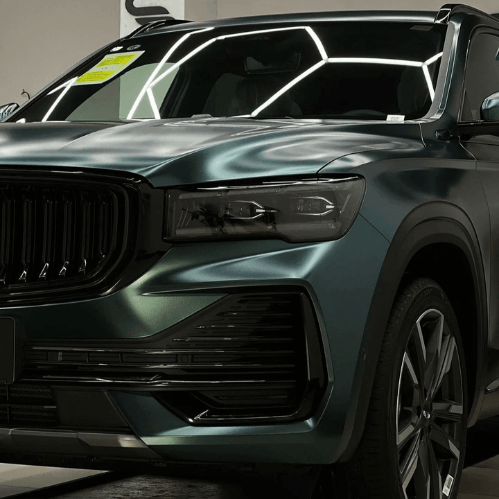 Satin Dark Green Vinyl Wrap